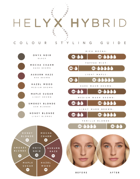 Elleebana Helyx Hybrid | Mocha Charm (Dark Brown) - Elleebana Benelux & Germany